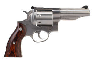 Ruger Redhawk .357 Magnum 8-Shot Revolver features a stainless steel frame and hardwood grips